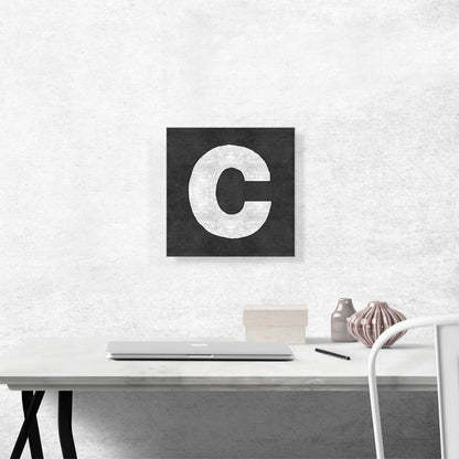 Chalkboard Alphabet Letter C