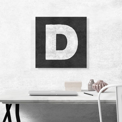 Chalkboard Alphabet Letter D