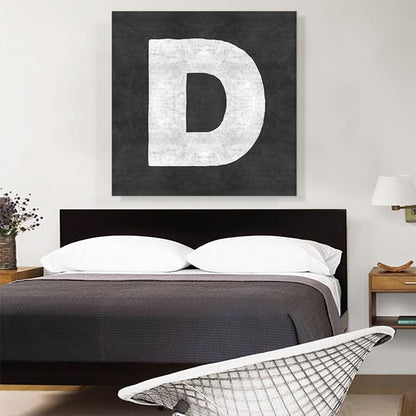 Chalkboard Alphabet Letter D