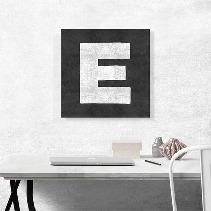 Chalkboard Alphabet Letter E