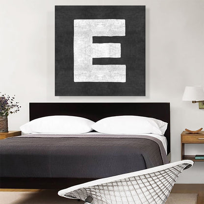 Chalkboard Alphabet Letter E