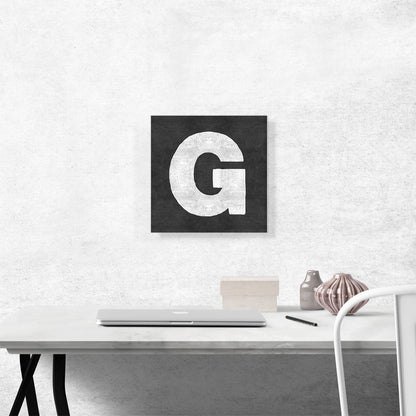Chalkboard Alphabet Letter G