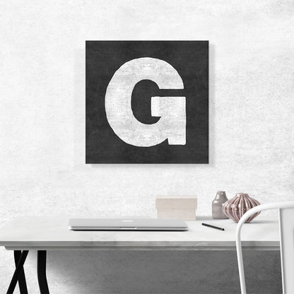 Chalkboard Alphabet Letter G