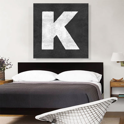 Chalkboard Alphabet Letter K