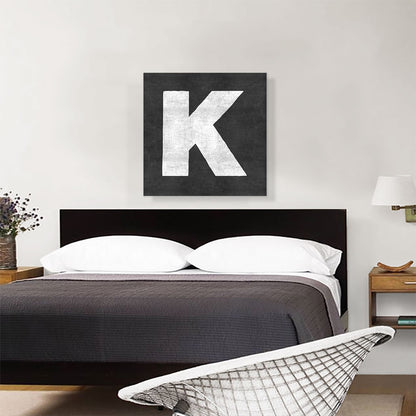 Chalkboard Alphabet Letter K