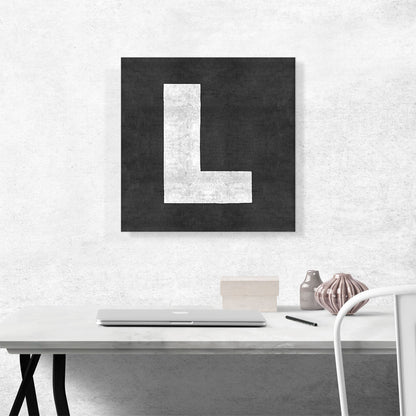 Chalkboard Alphabet Letter L