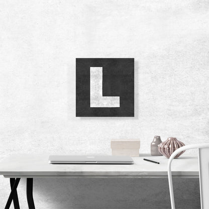 Chalkboard Alphabet Letter L