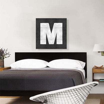Chalkboard Alphabet Letter M