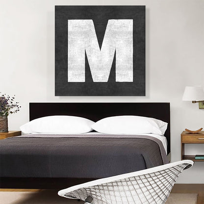 Chalkboard Alphabet Letter M