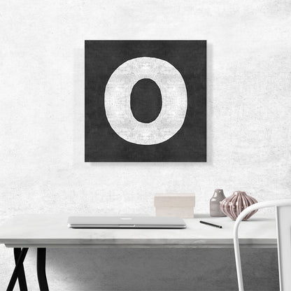 Chalkboard Alphabet Letter O