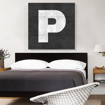 Chalkboard Alphabet Letter P