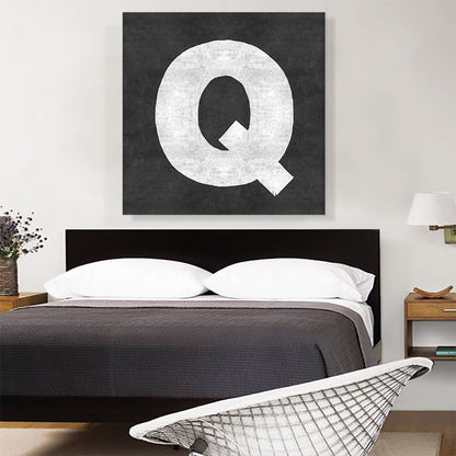 Chalkboard Alphabet Letter Q