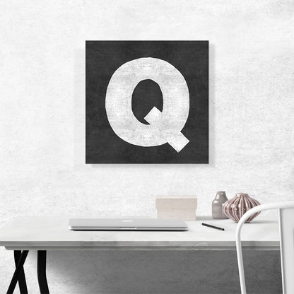 Chalkboard Alphabet Letter Q