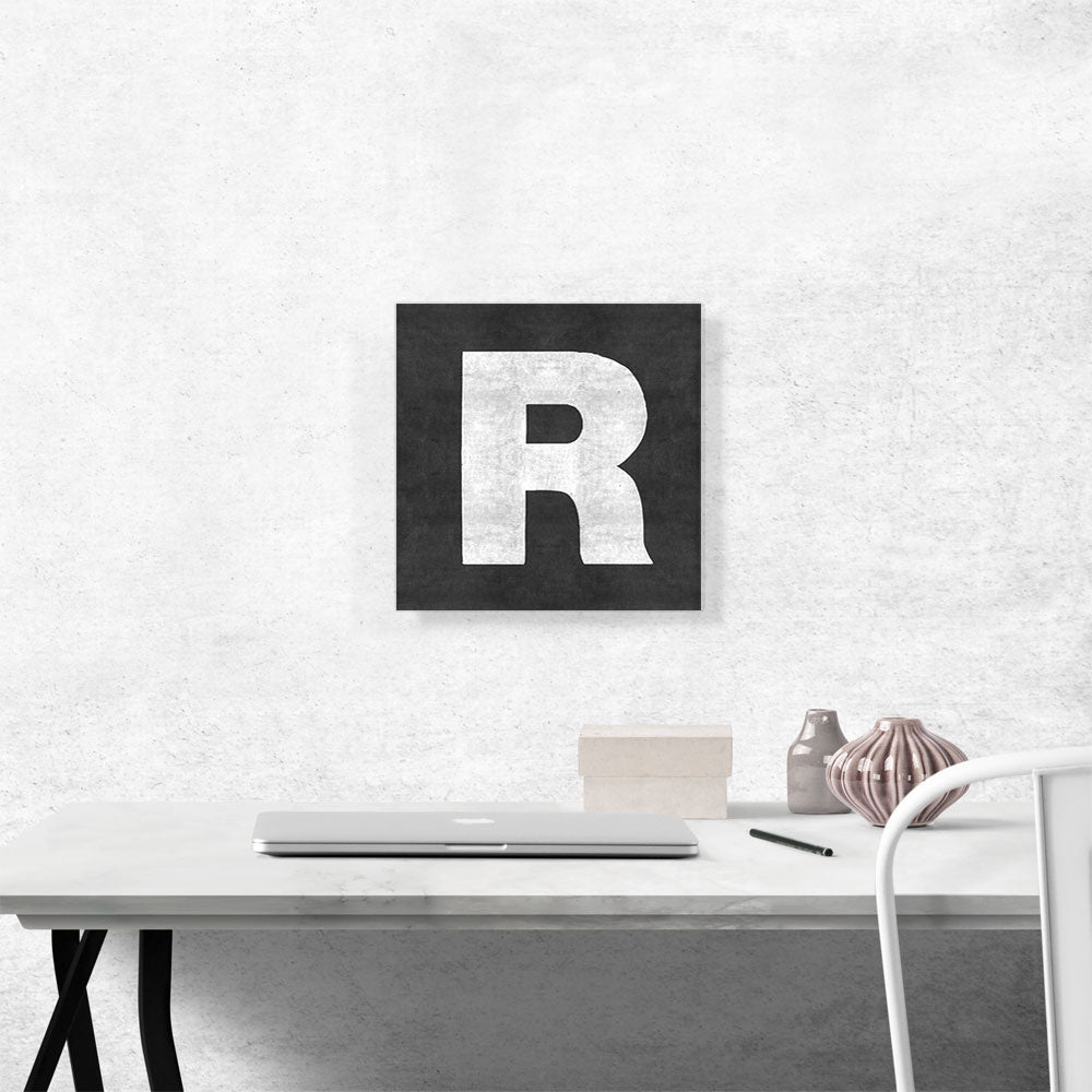 Chalkboard Alphabet Letter R