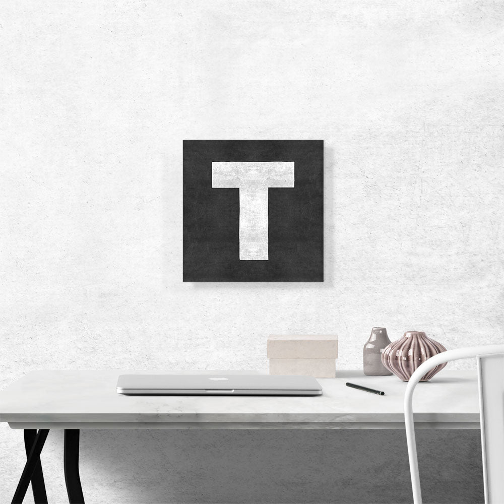 Chalkboard Alphabet Letter T