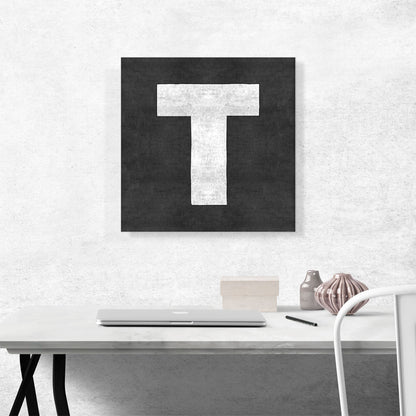 Chalkboard Alphabet Letter T