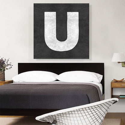 Chalkboard Alphabet Letter U