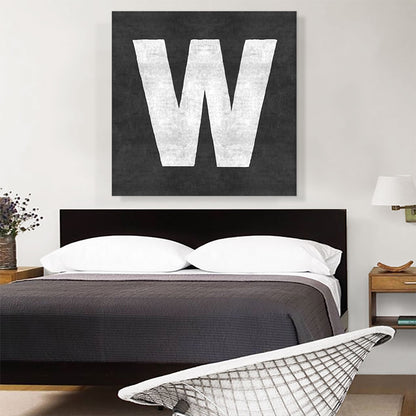 Chalkboard Alphabet Letter W