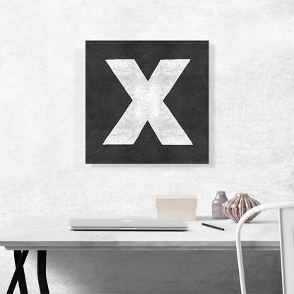 Chalkboard Alphabet Letter X