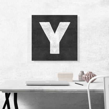 Chalkboard Alphabet Letter Y