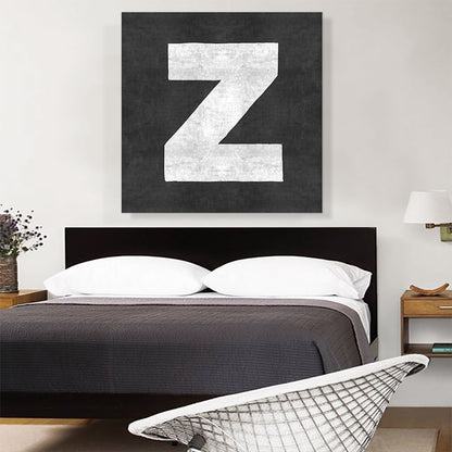 Chalkboard Alphabet Letter Z