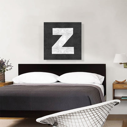 Chalkboard Alphabet Letter Z