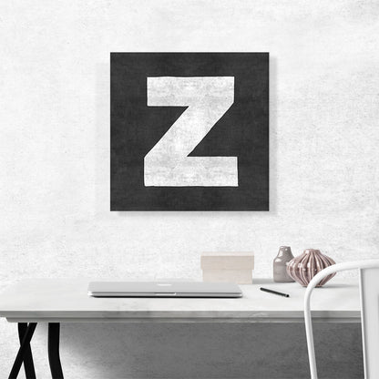 Chalkboard Alphabet Letter Z