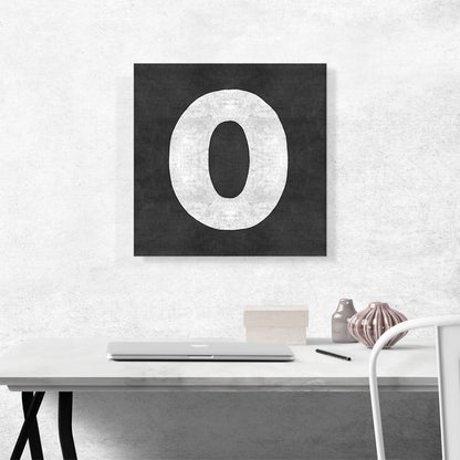 Chalkboard Number 0 Zero Numeral