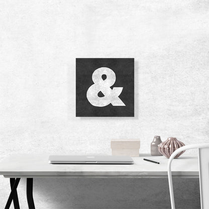 Chalkboard Alphabet And Sign Symbol
