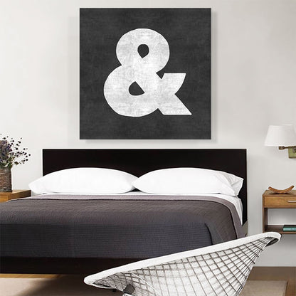 Chalkboard Alphabet And Sign Symbol