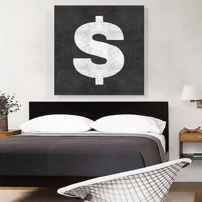 Chalkboard Alphabet Dollar Sign Symbol
