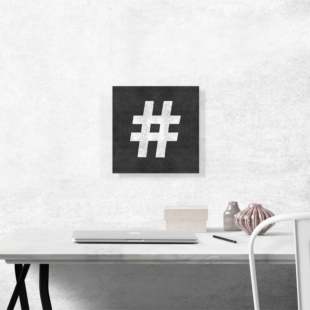 Chalkboard Alphabet Number Sign Hash Pound Symbol