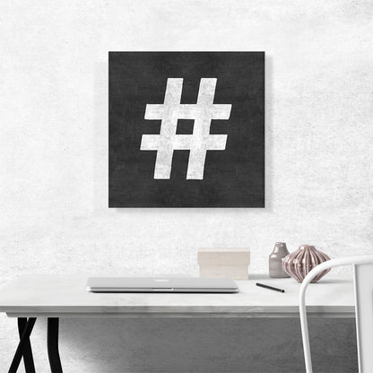 Chalkboard Alphabet Number Sign Hash Pound Symbol