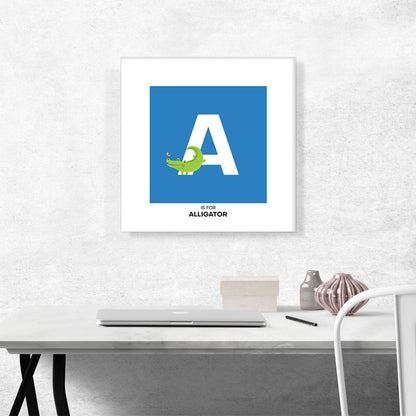 Kids Animal Alphabet Letter A