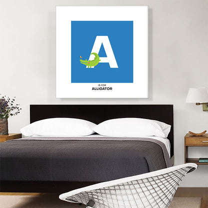 Kids Animal Alphabet Letter A