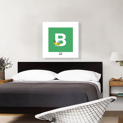 Kids Animal Alphabet Letter B