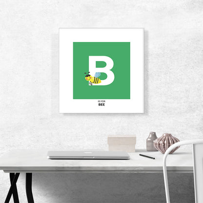 Kids Animal Alphabet Letter B