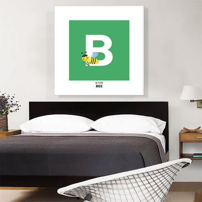 Kids Animal Alphabet Letter B