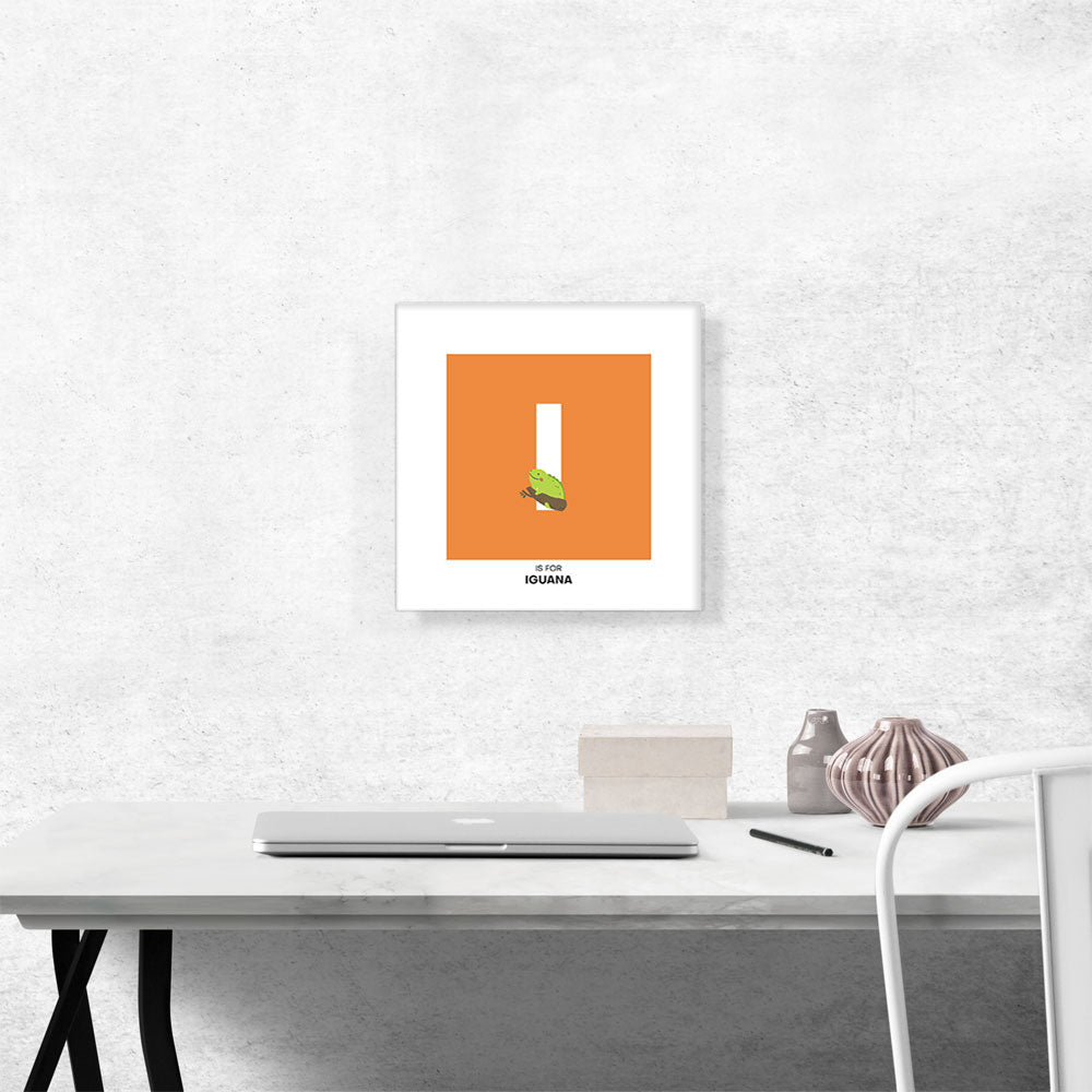 Kids Animal Alphabet Letter I
