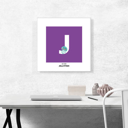 Kids Animal Alphabet Letter J