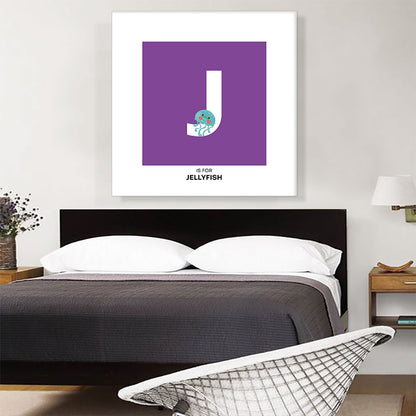 Kids Animal Alphabet Letter J