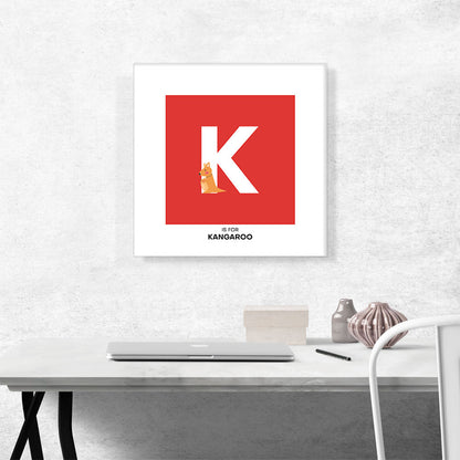 Kids Animal Alphabet Letter K