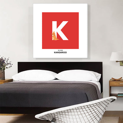 Kids Animal Alphabet Letter K