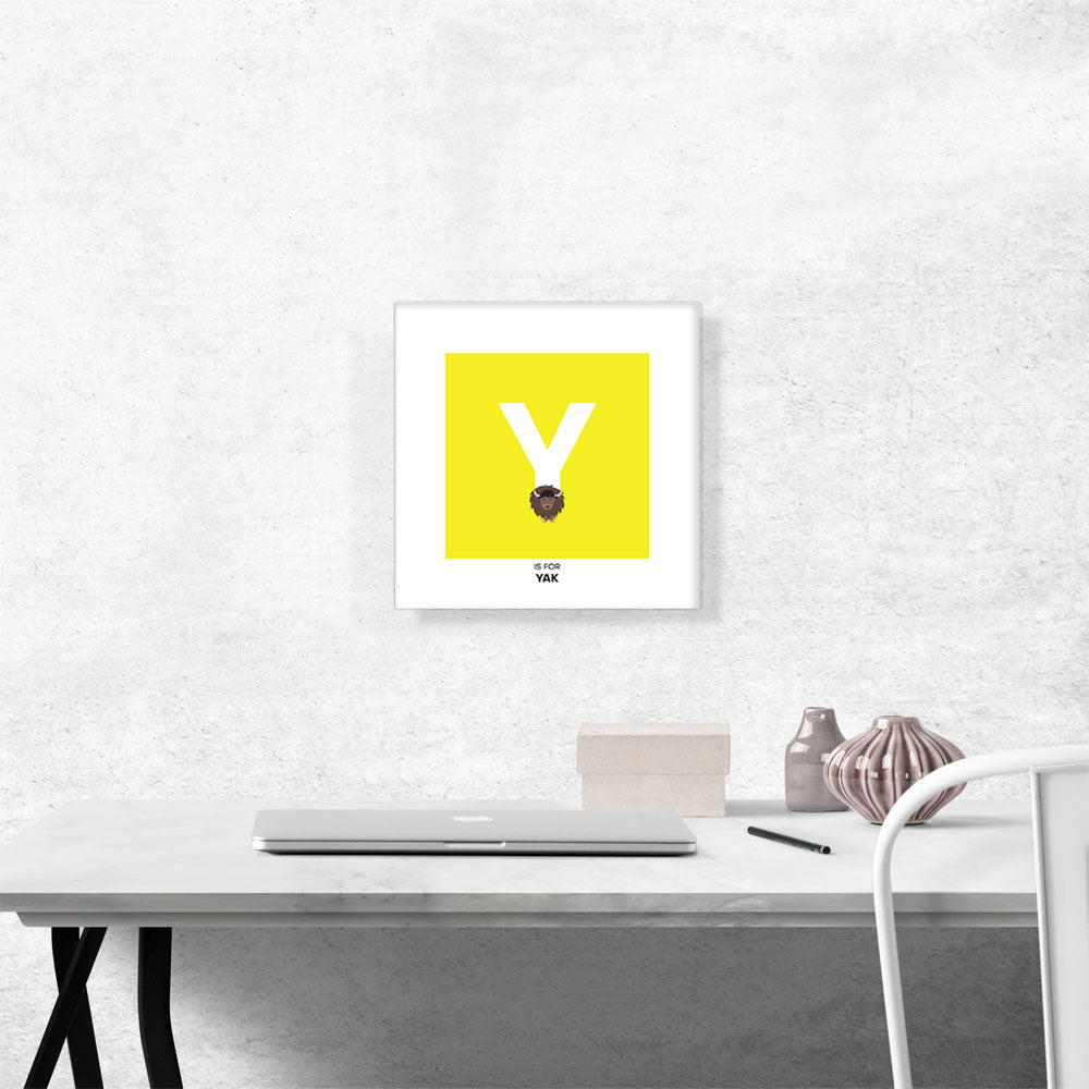 Kids Animal Alphabet Letter Y