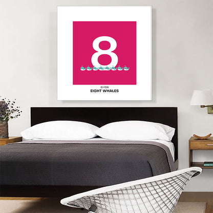 Kids Animal Alphabet Number 8 Eight Numeral