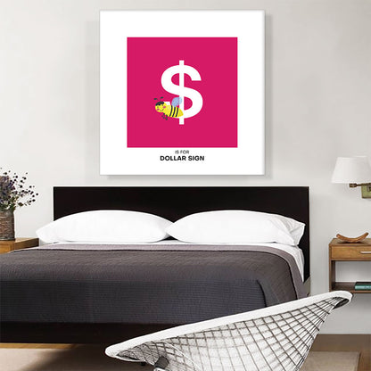 Kids Animal Alphabet Dollar Sign Symbol