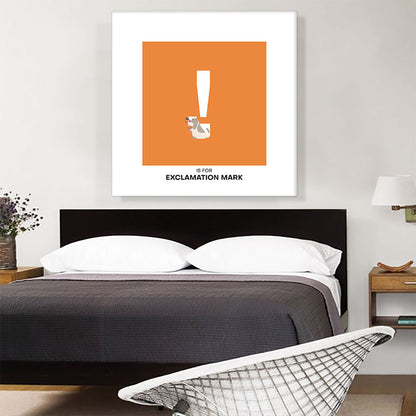 Kids Animal Alphabet Exclamation Point Mark Sign