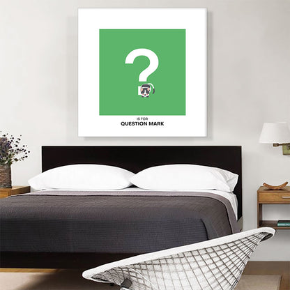 Kids Animal Alphabet Question Mark Symbol