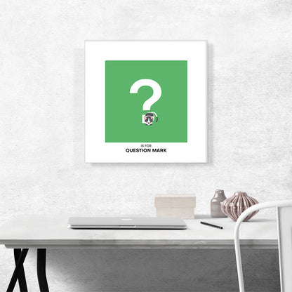 Kids Animal Alphabet Question Mark Symbol
