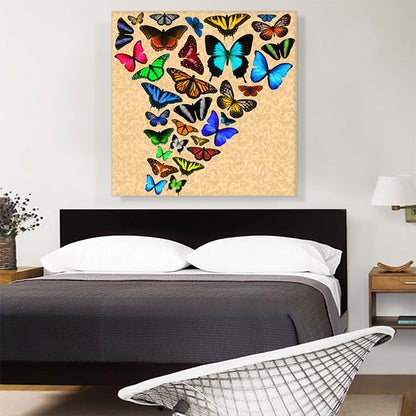 Colorful Butterfly Wings Insect Tan